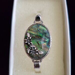Abalone Bangle Bracelet